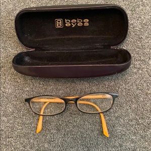 Bebe “Notorious” eyeglasses with case
